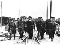 Himmler visits the Auschwitz III